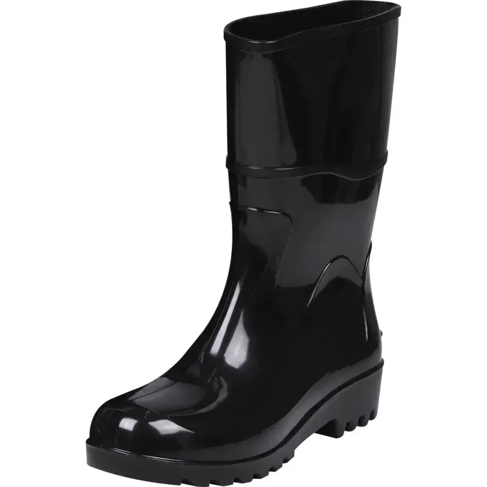 Bota pvc cano médio com forro N°39 preto Worker — fotografia 9