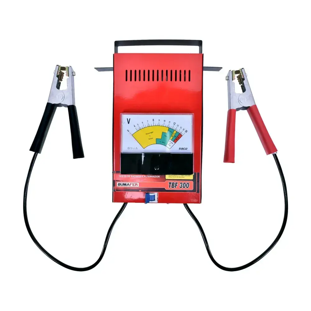 Teste de bateria TBF300 180A 16V analógico Bumafer — fotografia 6