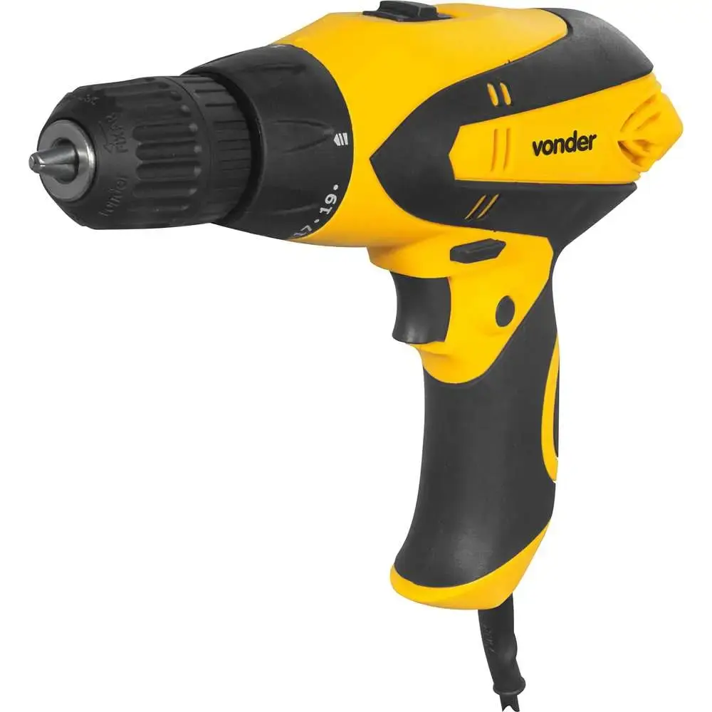 Furadeira e parafusadeira elétrica 3/8 POL 400W FPV 438 Vonder 220 V — fotografia de referência