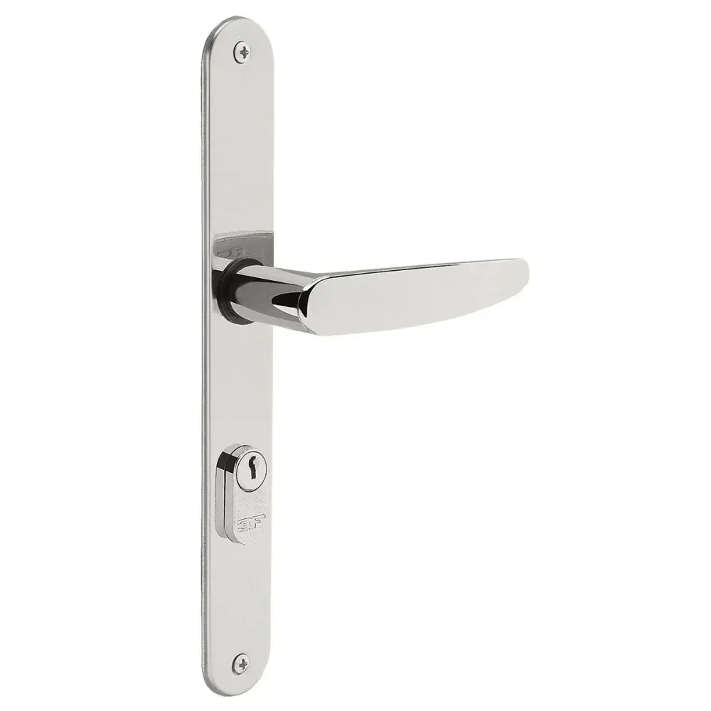 Fechadura perfil 21MM cromado alavanca 3F