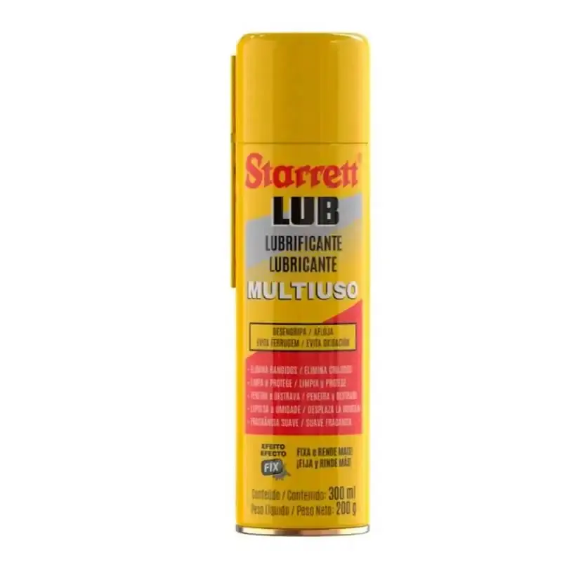 Óleo lubrificante desengripante multiuso 300 ML spray S-LUB300 lub Starrett — fotografia de referência