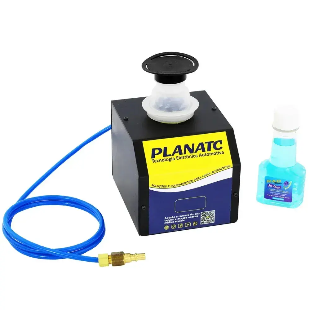 Máquina de limpeza de ar condicionado automotivo com frasco Planatc — fotografia 5
