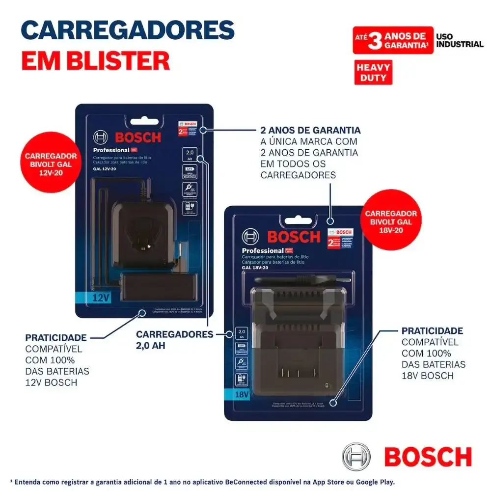 Aparador de cerca viva GHE 18V-60 com bateria 8,0AH 18V e carregador bivolt Bosch — fotografia 9