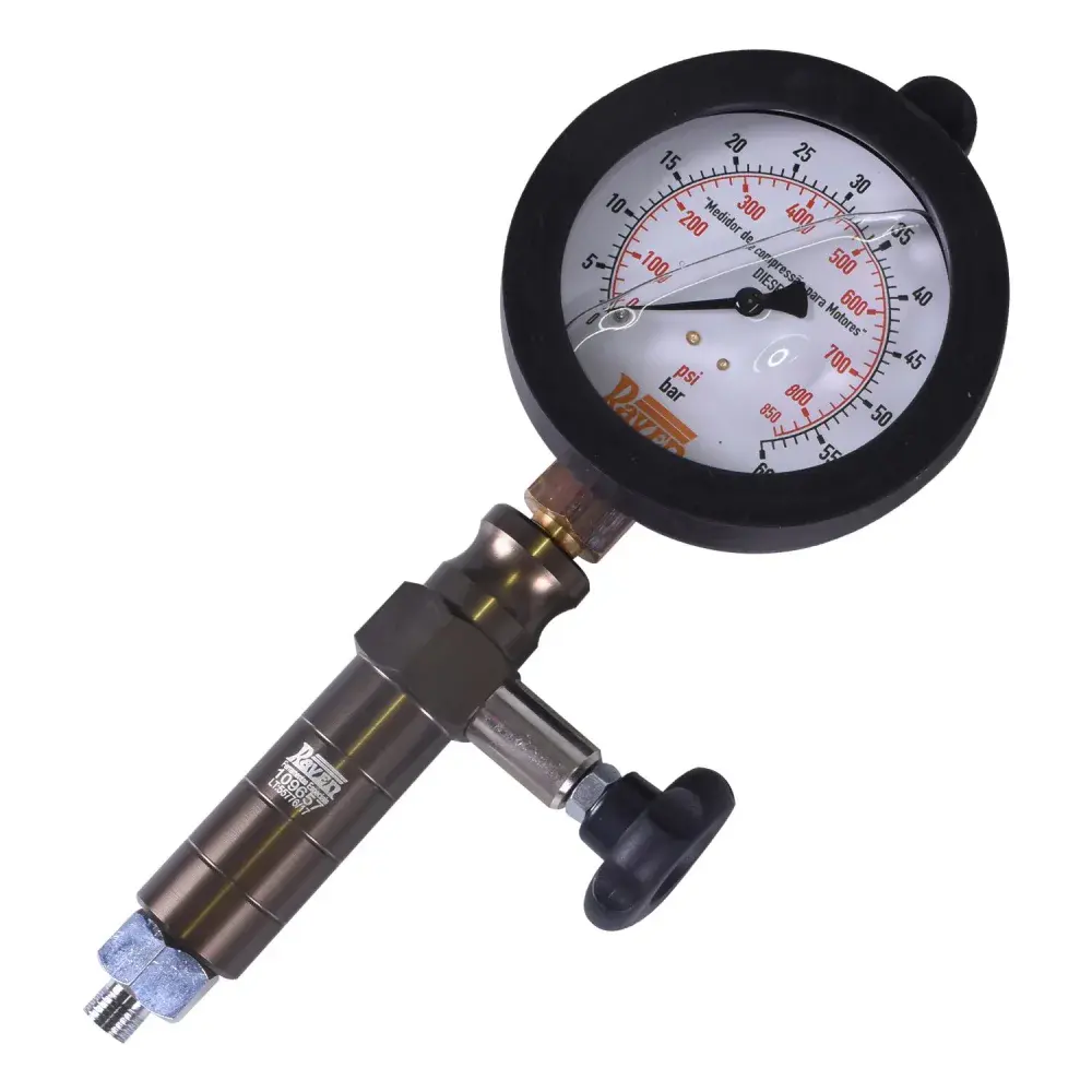 Kit para teste de compressão de motores diesel Raven — fotografia 4