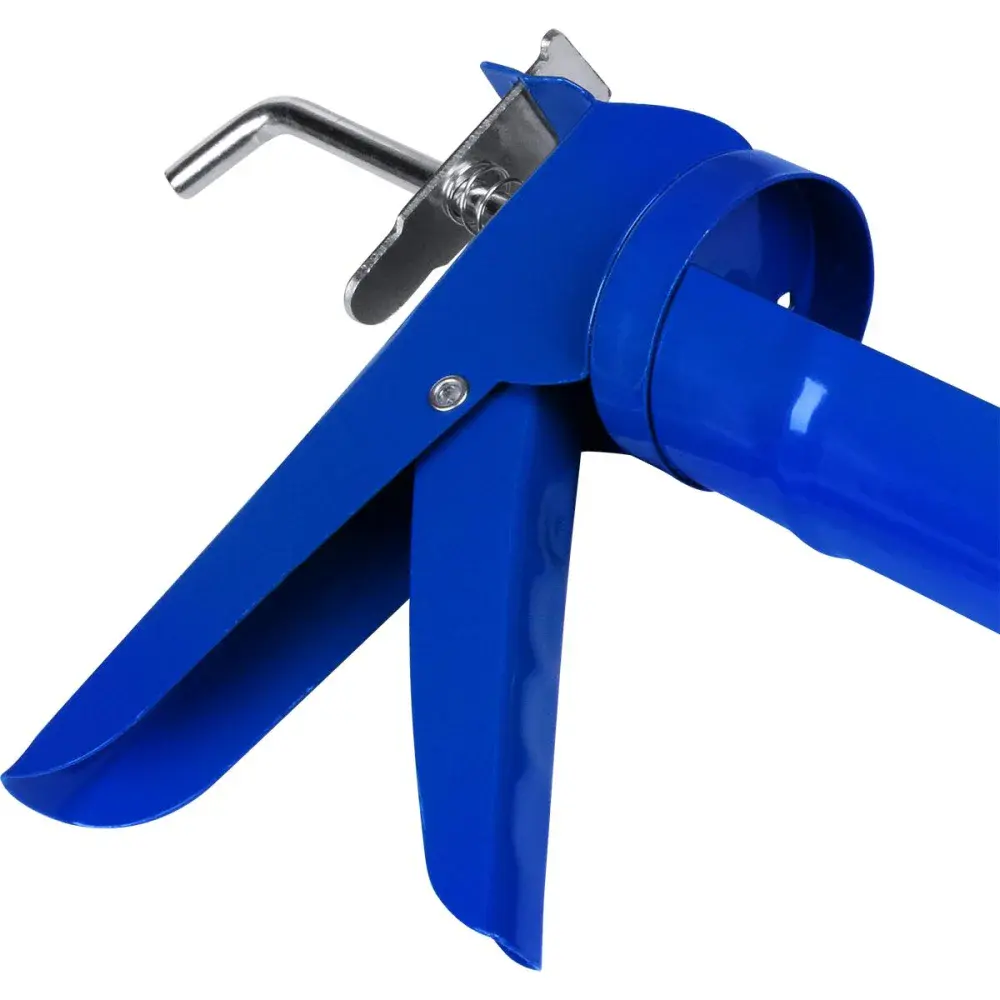 Pistola aplicadora de silicone azul metálica 9 Kala — fotografia 6