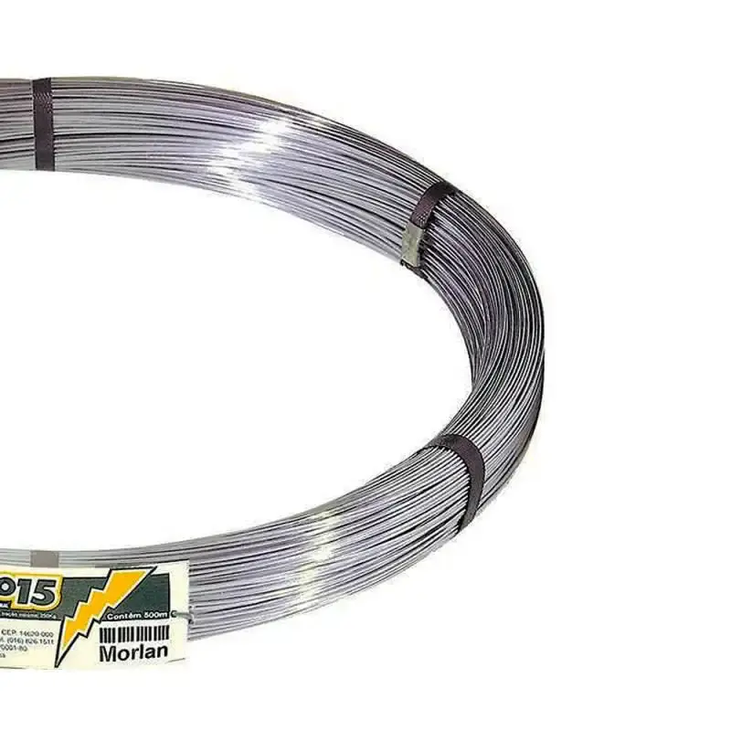 Arame Zincado Cerca Elétrica 1.83MM x 500M Electro 15 0448 MORLAN — fotografia 3