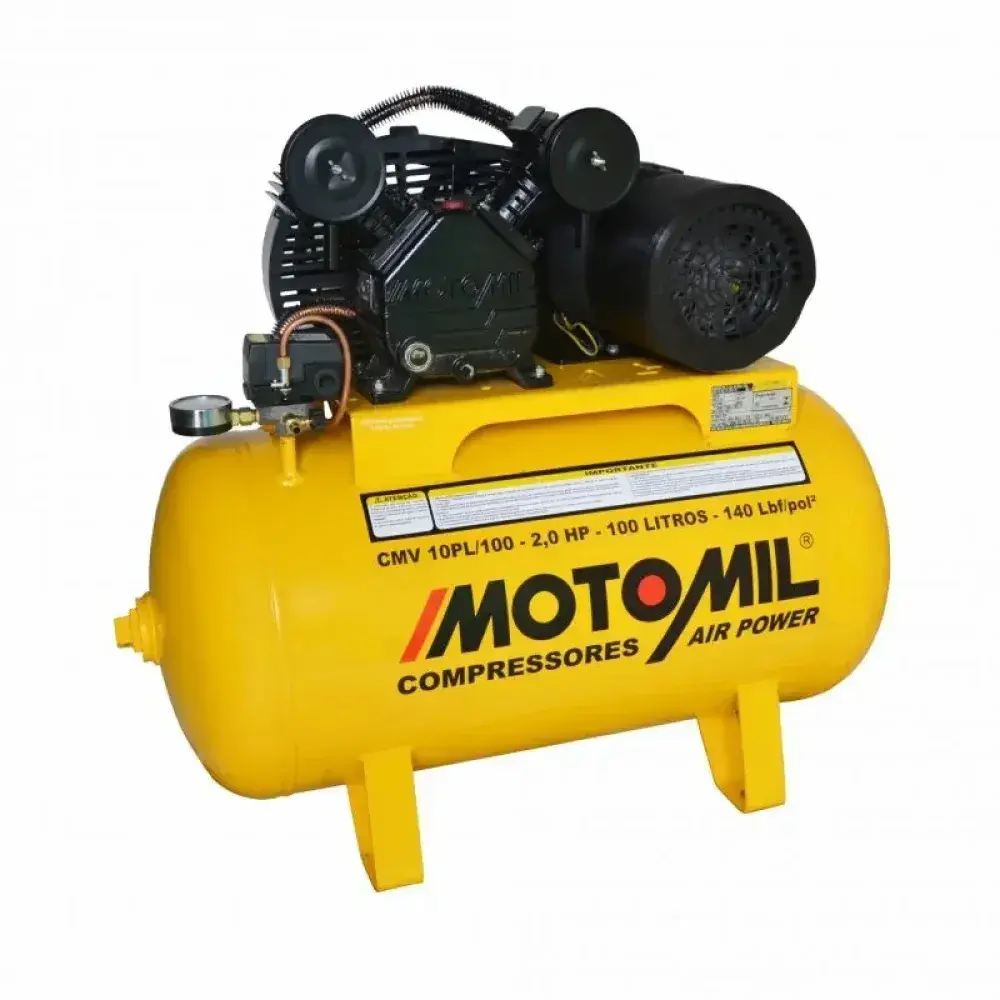 Compressor profissional leve CMV-10PL/100A 127V MotoMil — fotografia 4
