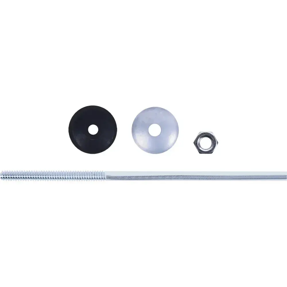 Conjunto de haste para telha 1/4 x 150MM galvanizado 100PÇS Worker — fotografia 5