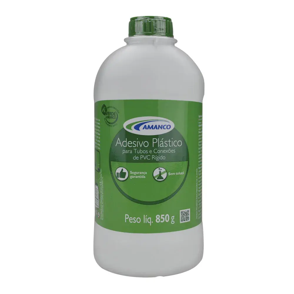 Adesivo plástico para pvc transparente 850G Amanco — fotografia de referência