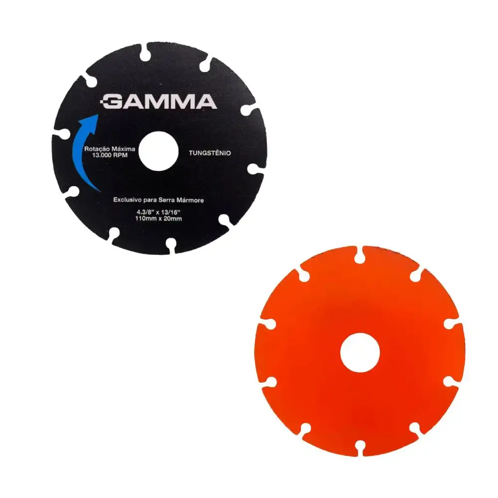 Disco de Corte para Madeira 110 mm Tungstênio GAMMA — fotografia 4