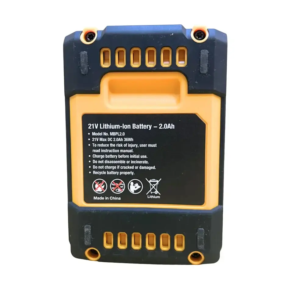 Bateria 2.0AH 21V MAX premium li-ion com carregador bivolt EV-MBPL2.0 evald Evald BY Worksite — fotografia 8