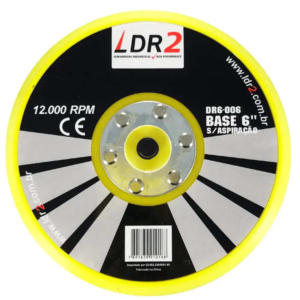 Base para lixadeiras 6 POL DR6 006 Ldr2