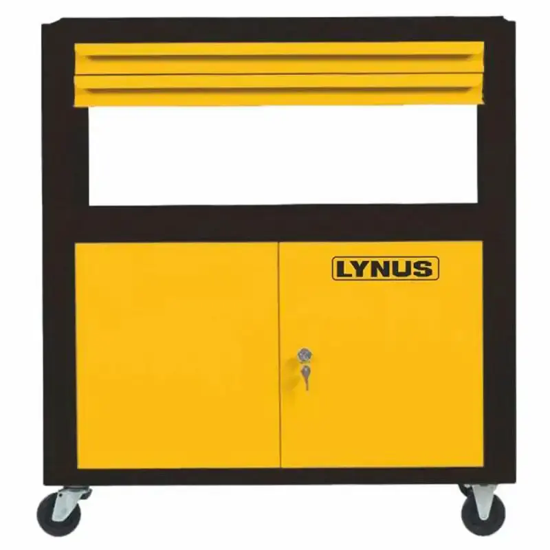 Carrinho para Ferramentas Aberto c/ 2 Gavetas 80x40x89 CM CFL-804 LYNUS — fotografia de referência