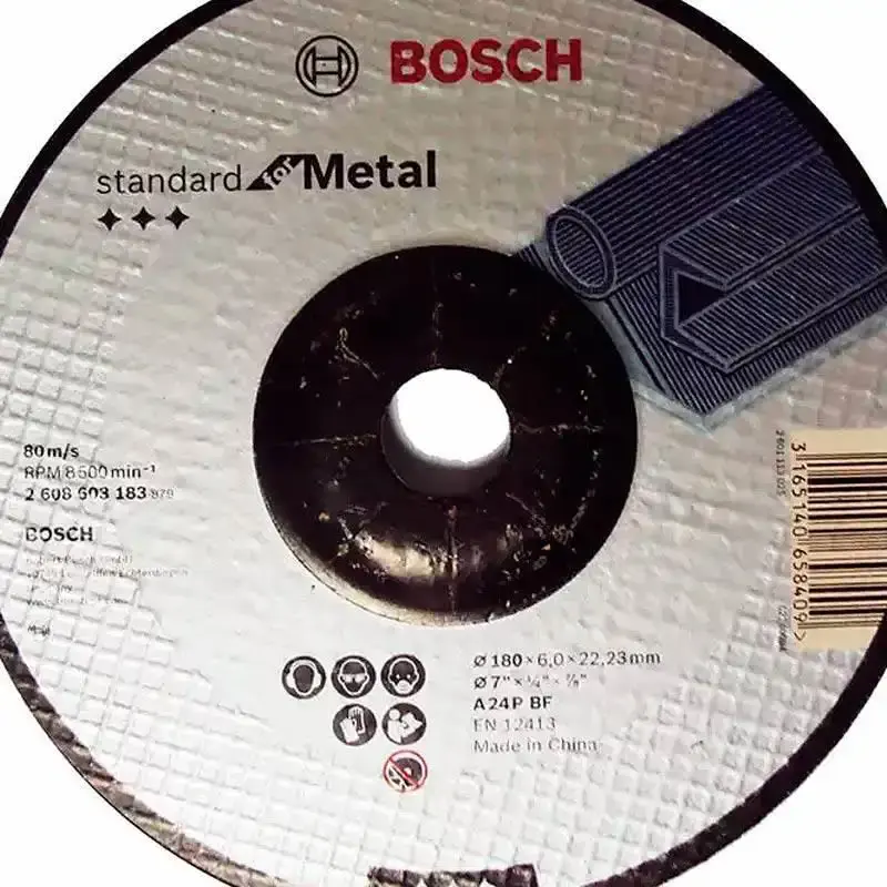 Disco de Desbaste Metal 7 POL x 1/4 POL Furo 7/8 POL Standard com 10 Peças BOSCH — fotografia 3