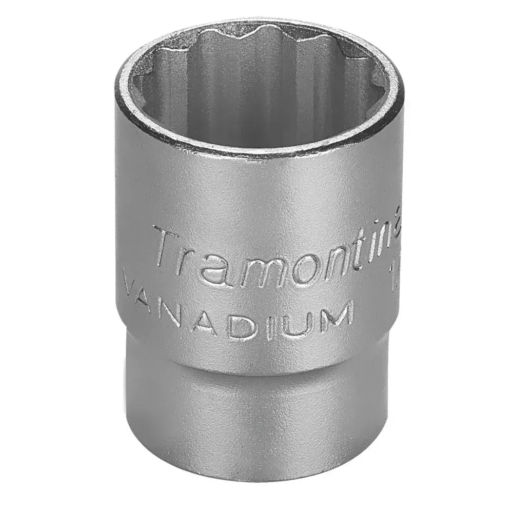 Soquete estriado em aço cromo vanádio 25 mm - encaixe 1/2 Tramontina 44833125 — fotografia 3