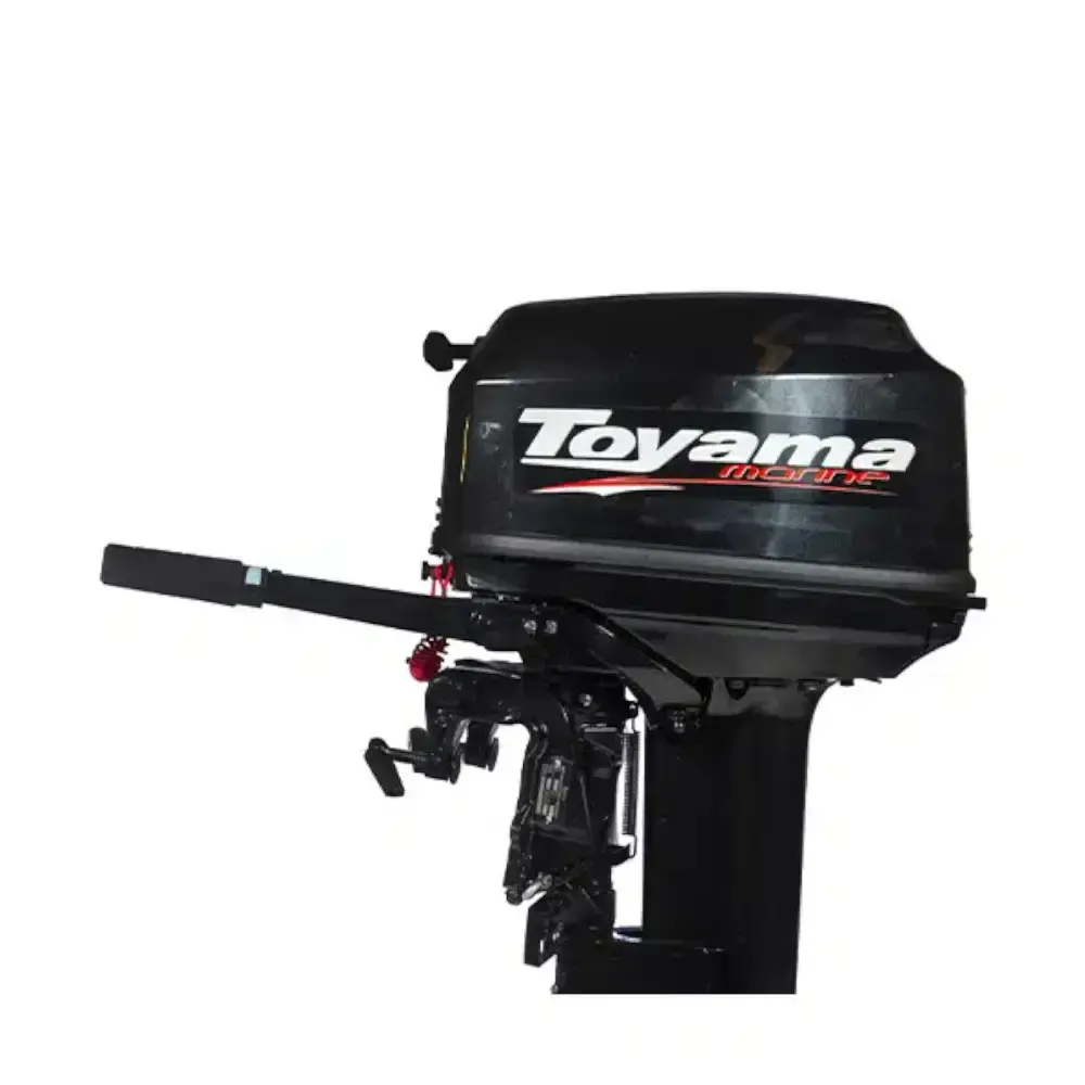Motor de popa gasolina 25 HP 2 tempos rabeta curta TM25TS 750-004 Toyama — fotografia 6