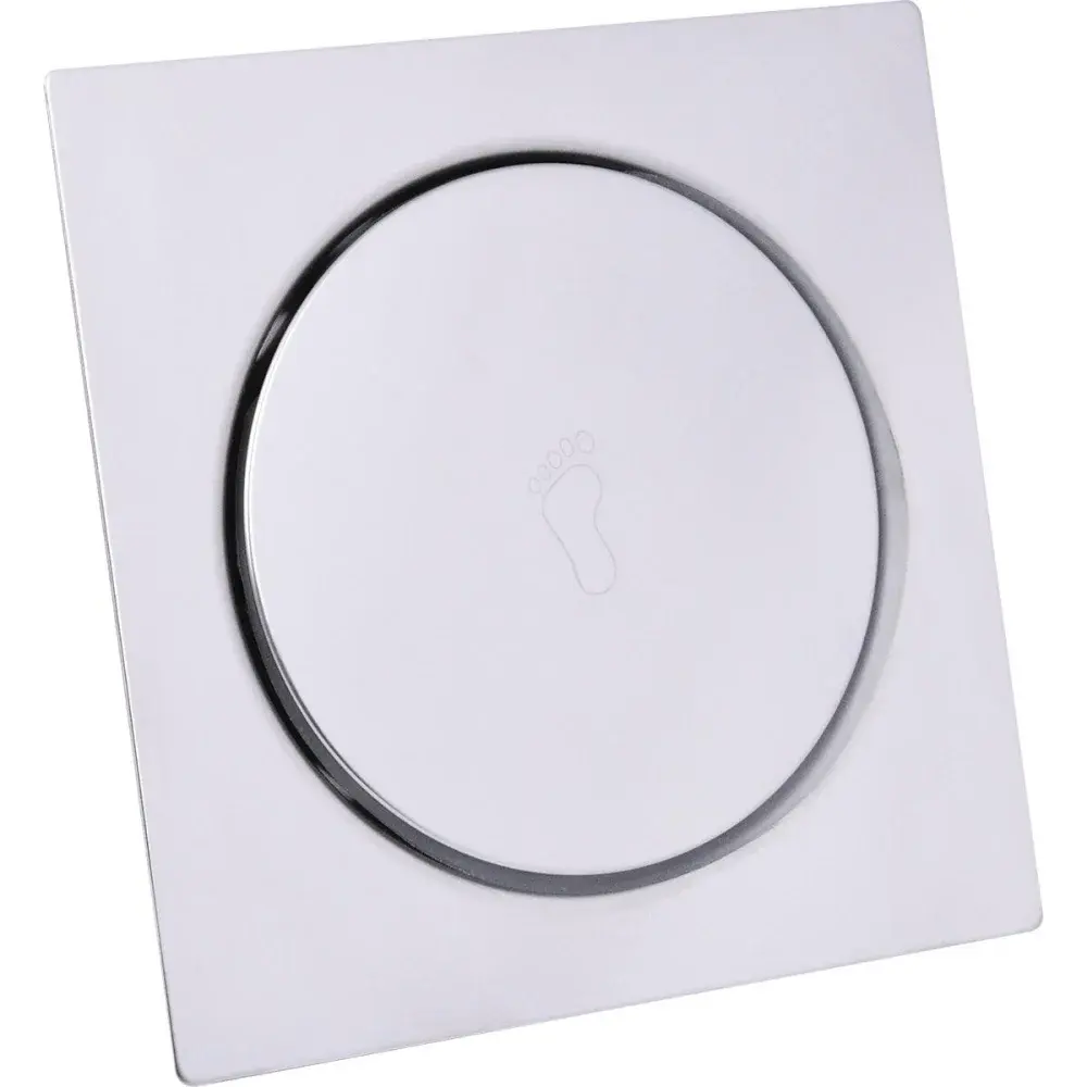 Ralo click quadrado em aço inox 15X15CM Liege — fotografia 3