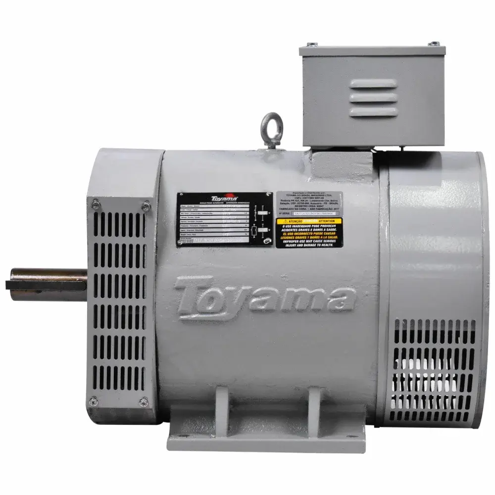Alternador para gerador 17.3KVA monofásico Toyama – 127/220V — fotografia 10