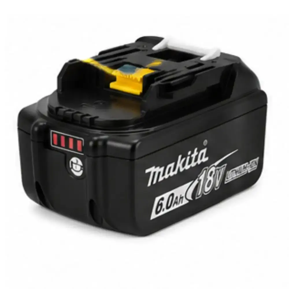 Carregador bivolt DC18WC com 2 baterias 18V 6,0AH BL1860B Makita — fotografia 2