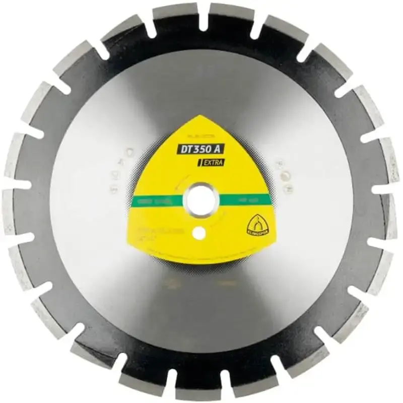 Disco de corte diamantado 14 POL 350 MM para asfalto e arenito DT 350 a extra klingspor — fotografia de referência