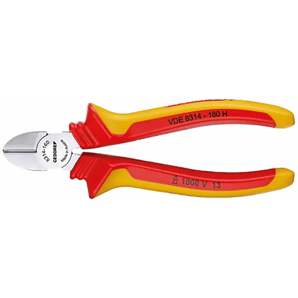 Alicate de corte diagonal sueco 5 .1/2” Gedore — fotografia 3