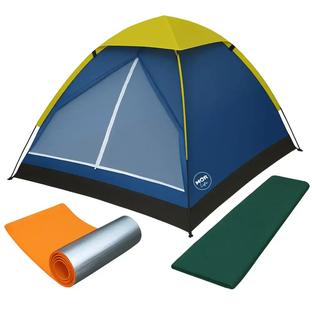 Kit básico legendário para acampamento Mor — fotografia de referência