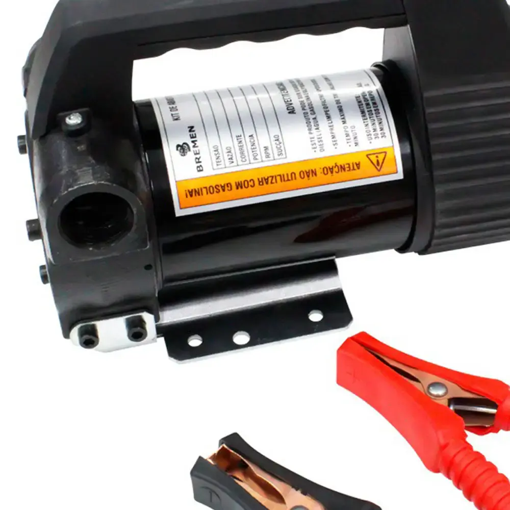 Bomba para óleo diesel elétrica 40L/MIN. 12V sem mangueira 483100 Bremen — fotografia 5