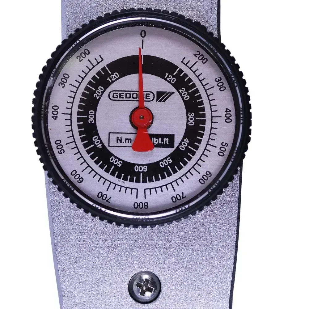 Torquímetro com relógio encaixe 3/4 18 a 82 kgf R600 Gedore — fotografia 10