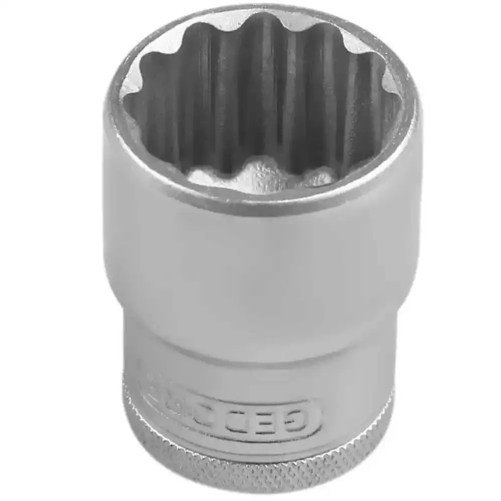 Soquete estriado em aço cromo vanádio 1/2 19MM Gedore — fotografia 3