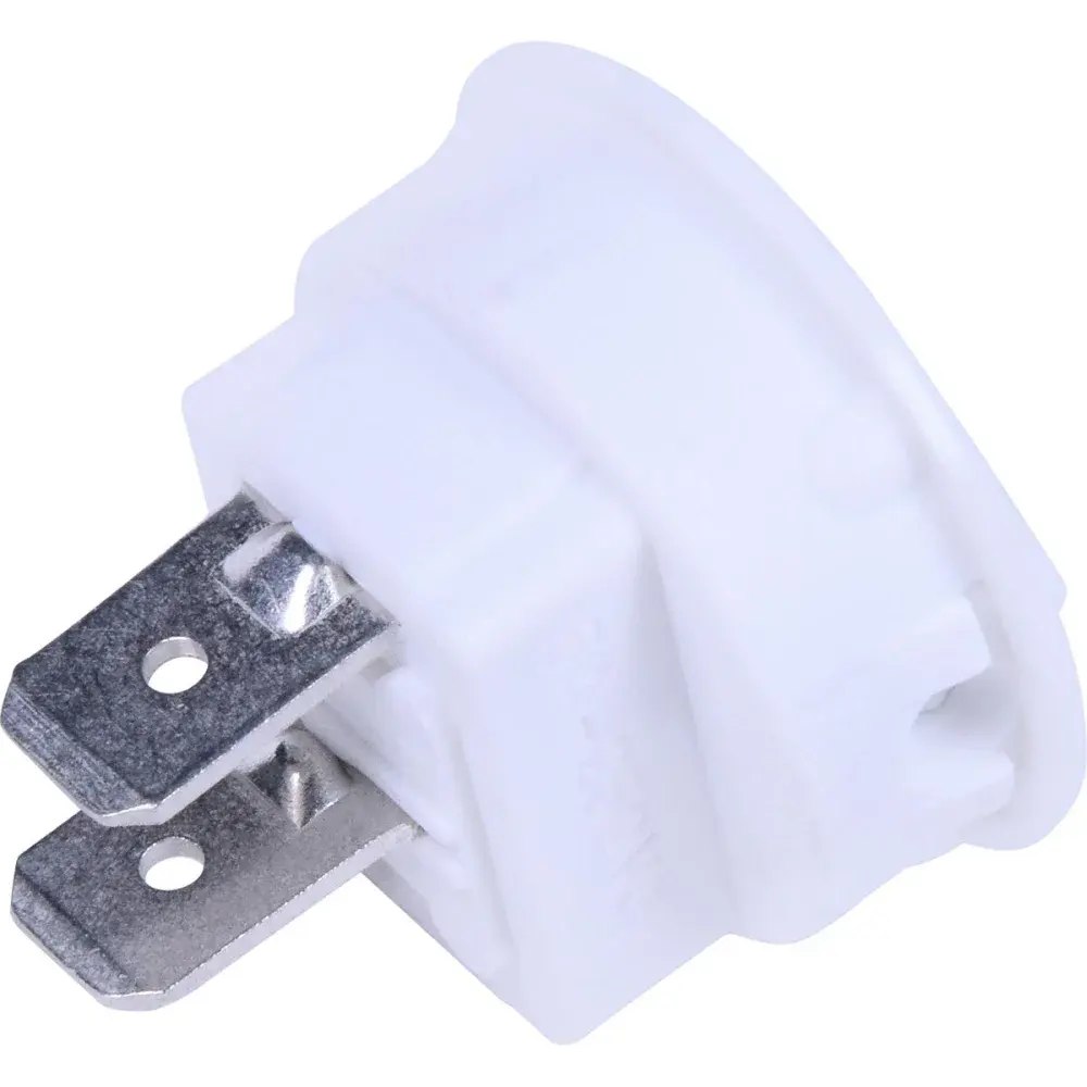 Interruptor l d 6A/120V 3A/250V branco Margirius — fotografia 5