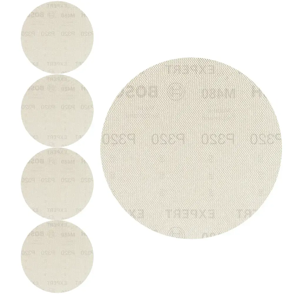 Disco de lixa expert M480 125 MM G320 com 5 peças Bosch — fotografia de referência