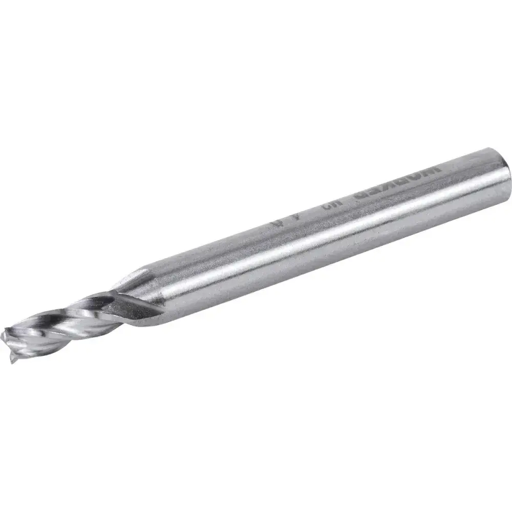 Fresa de topo reto aço rápido 4MM haste 6MM Worker — fotografia 8
