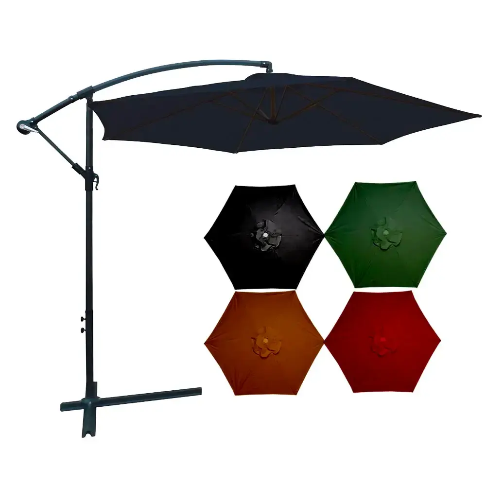 Ombrellone suspenso 3X3M diversas cores IWOBL300PT ImportWay Azul