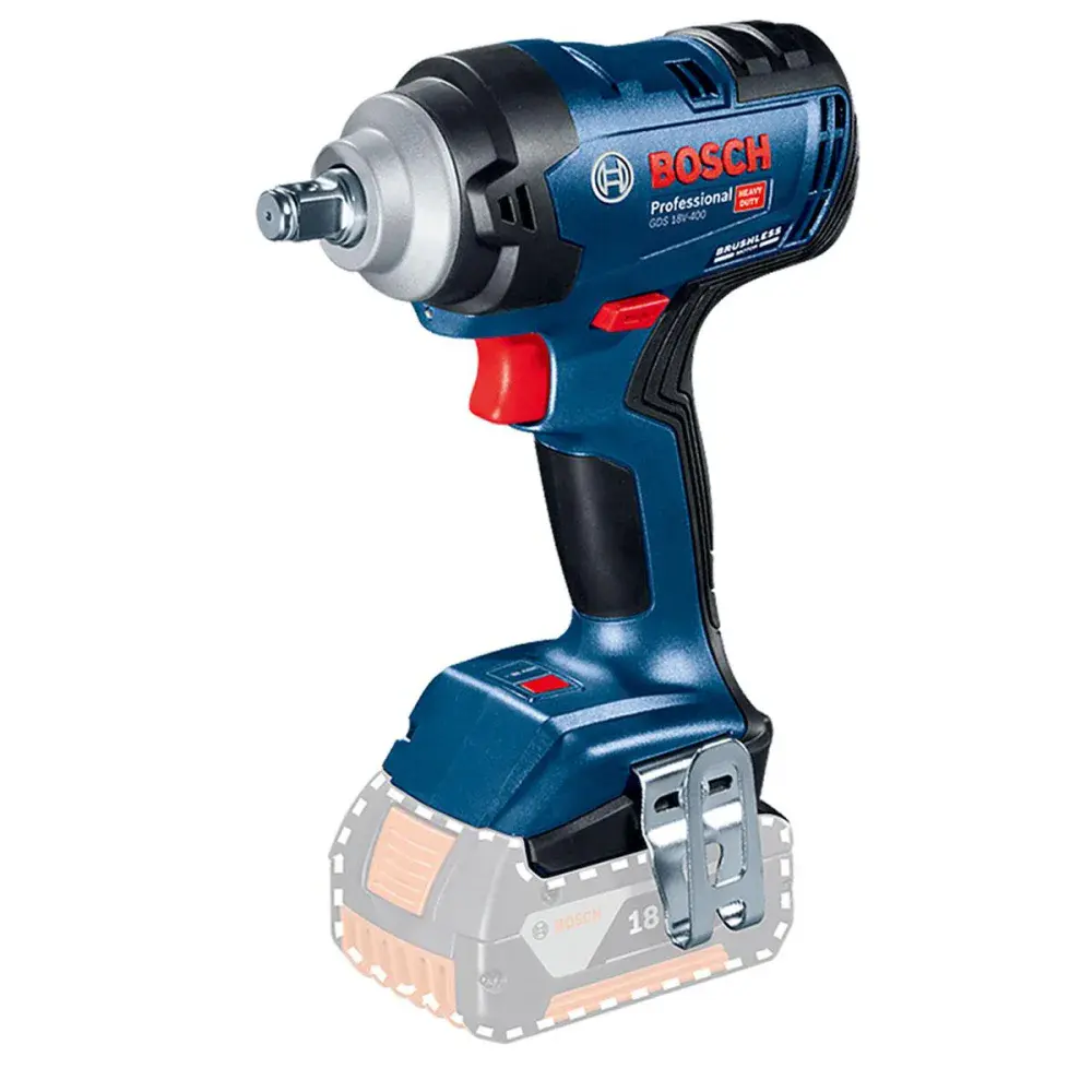 Chave de impacto a bateria gds 18V-400NM 1/2 Bosch — fotografia 2