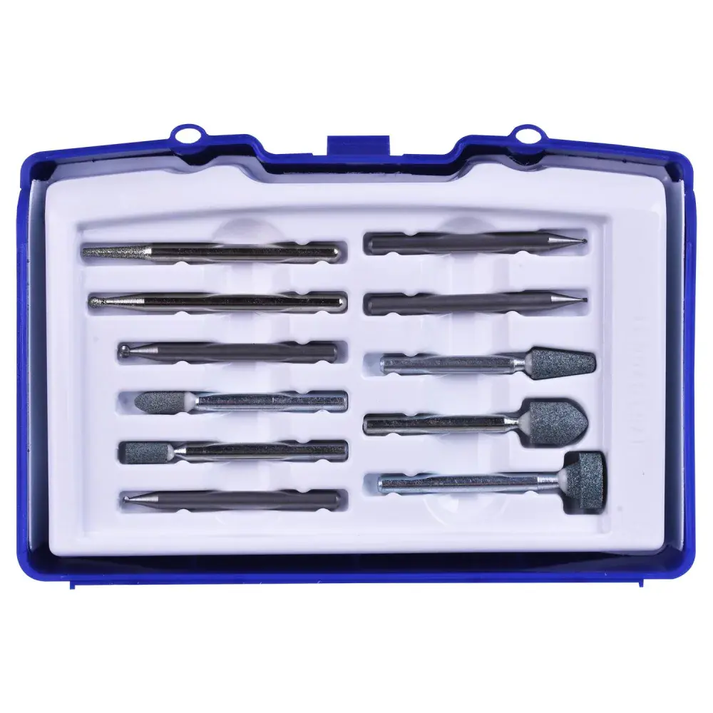 Jogo para mini retífica esculpir e gravar Dremel - 11 pçs — fotografia 5