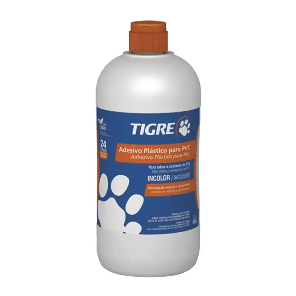 Adesivo pvc frasco Tigre 850GR — fotografia de referência