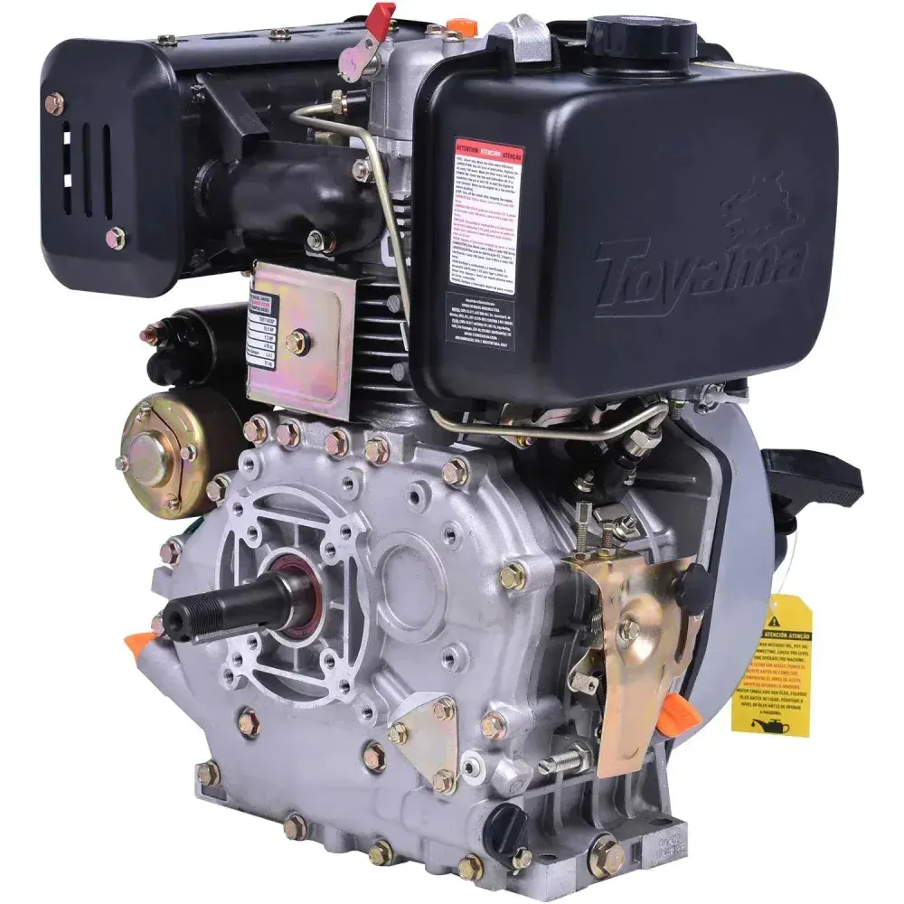Motor Toyama diesel TDE110EXP - 11.0HP - 4T -Eixo 1 chaveta/rosca - multiuso - part.eletr. — fotografia 10