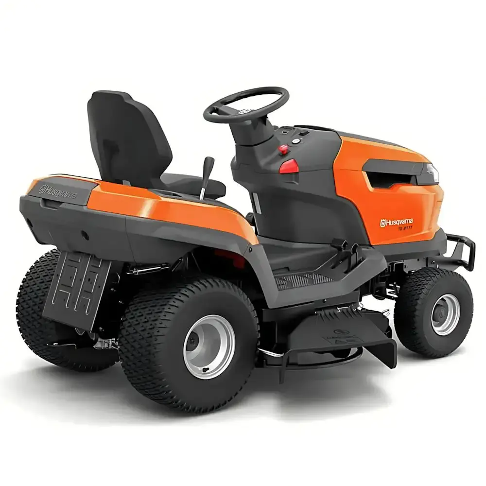 Trator cortador de grama gasolina 19 HP 4T corte 108 CM TS217TM Husqvarna — fotografia 3