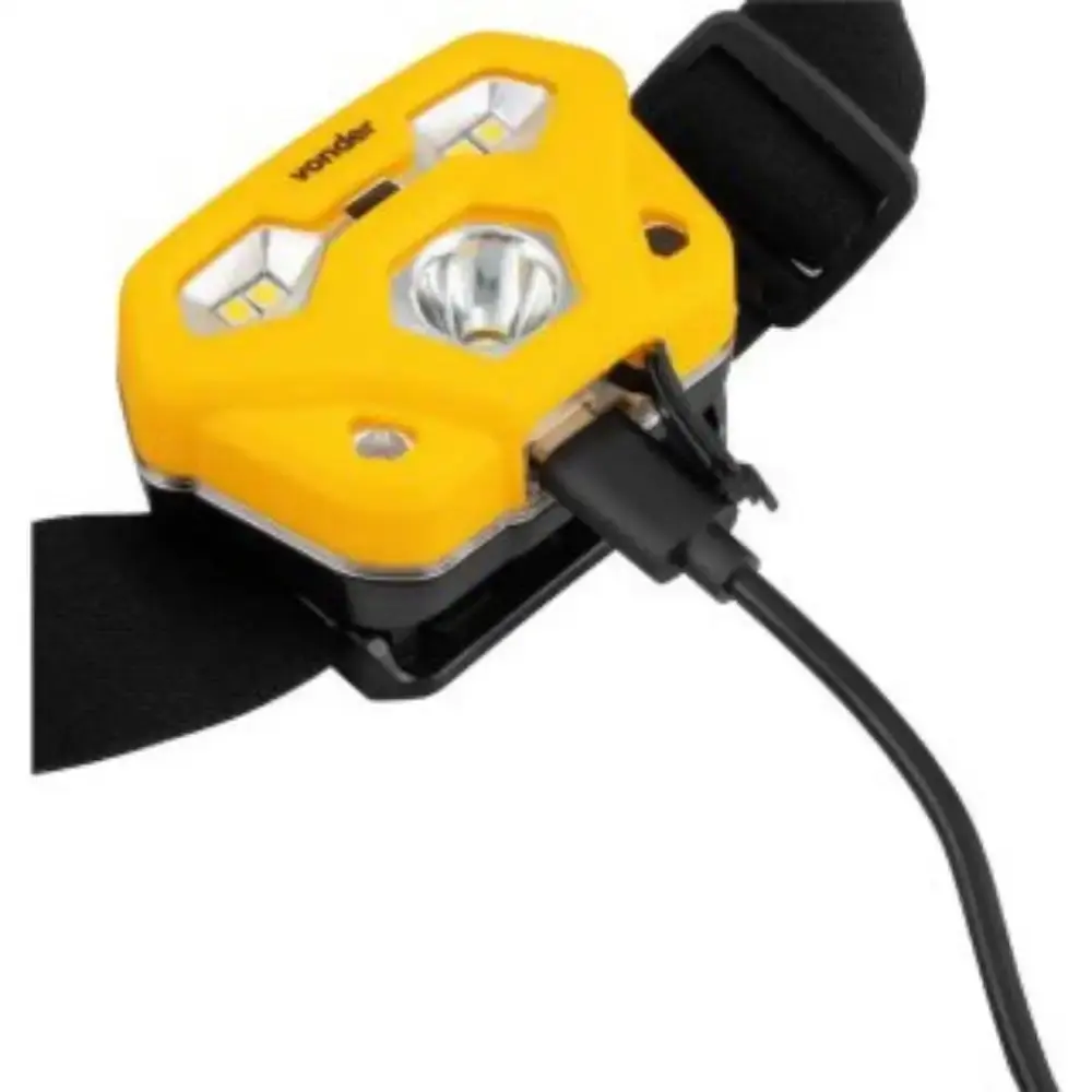 Lanterna para cabeça recarregável LED SMD LCV 400 Vonder — fotografia 4