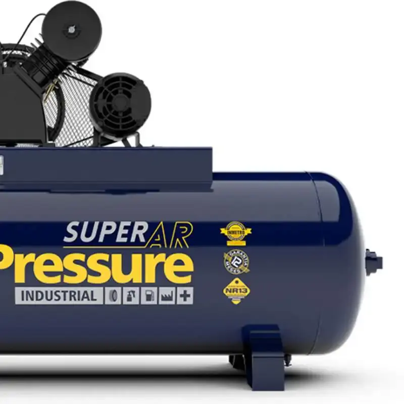 Compressor super AR 20/250V 20 pés 250L 5.0 HP trifásico 220/380V 2 pistões 8975701068 Pressure — fotografia 3