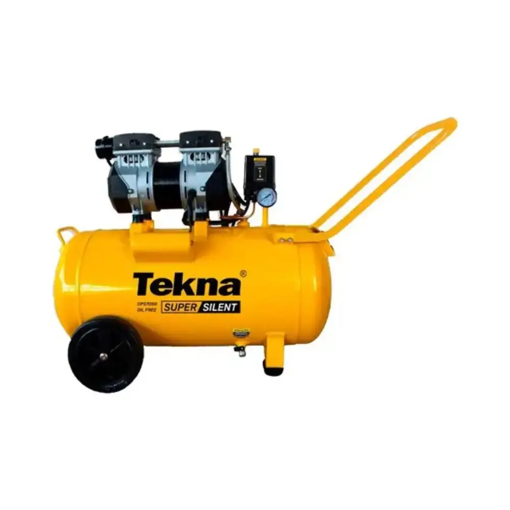 Compressor de Ar Silencioso Isento de óleo 6.4 Pés 50 Litros CSP7050/50L TEKNA 110V — fotografia 4
