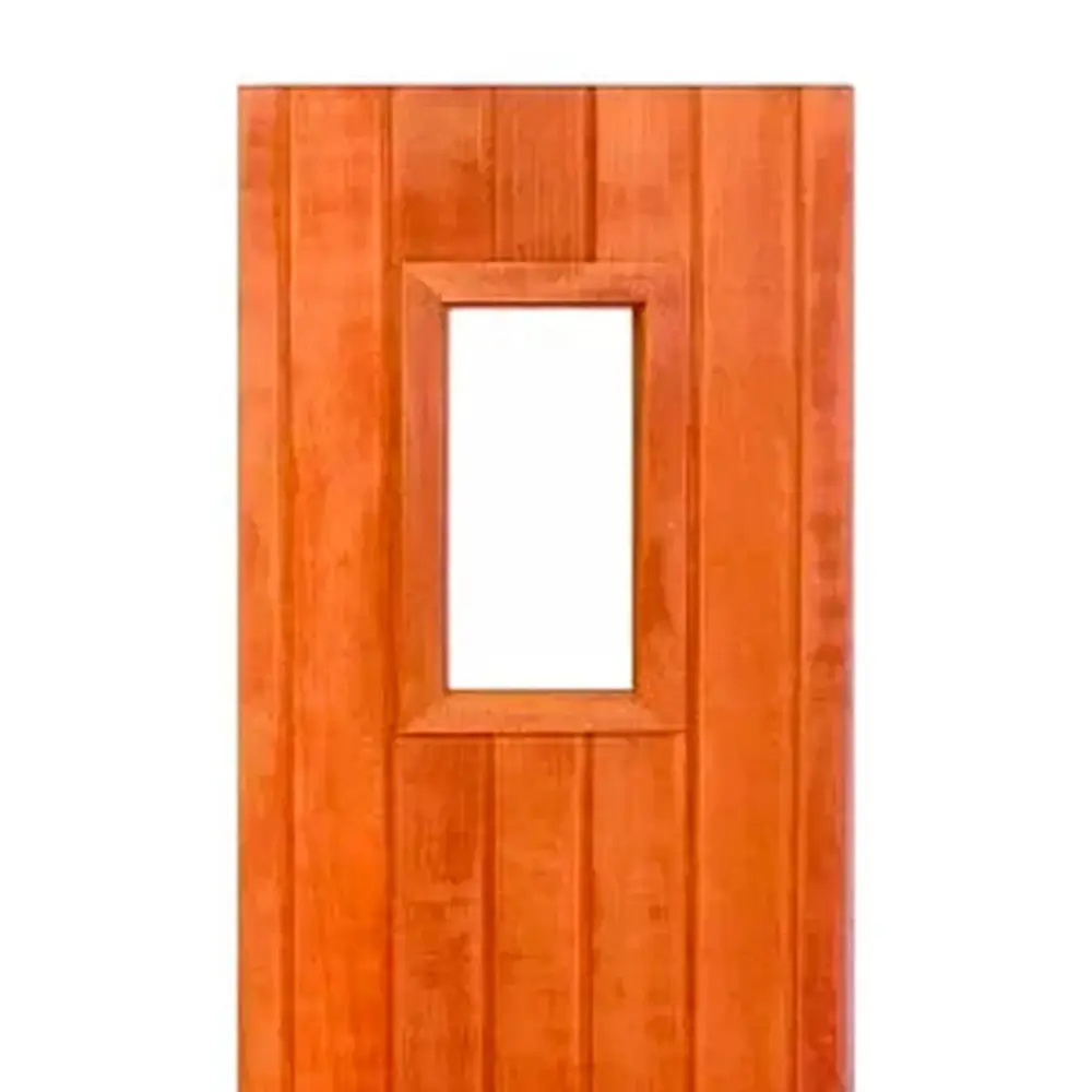 Conjunto sauna seca 7.5KW e porta em madeira para sauna seca Sodramar — fotografia 5