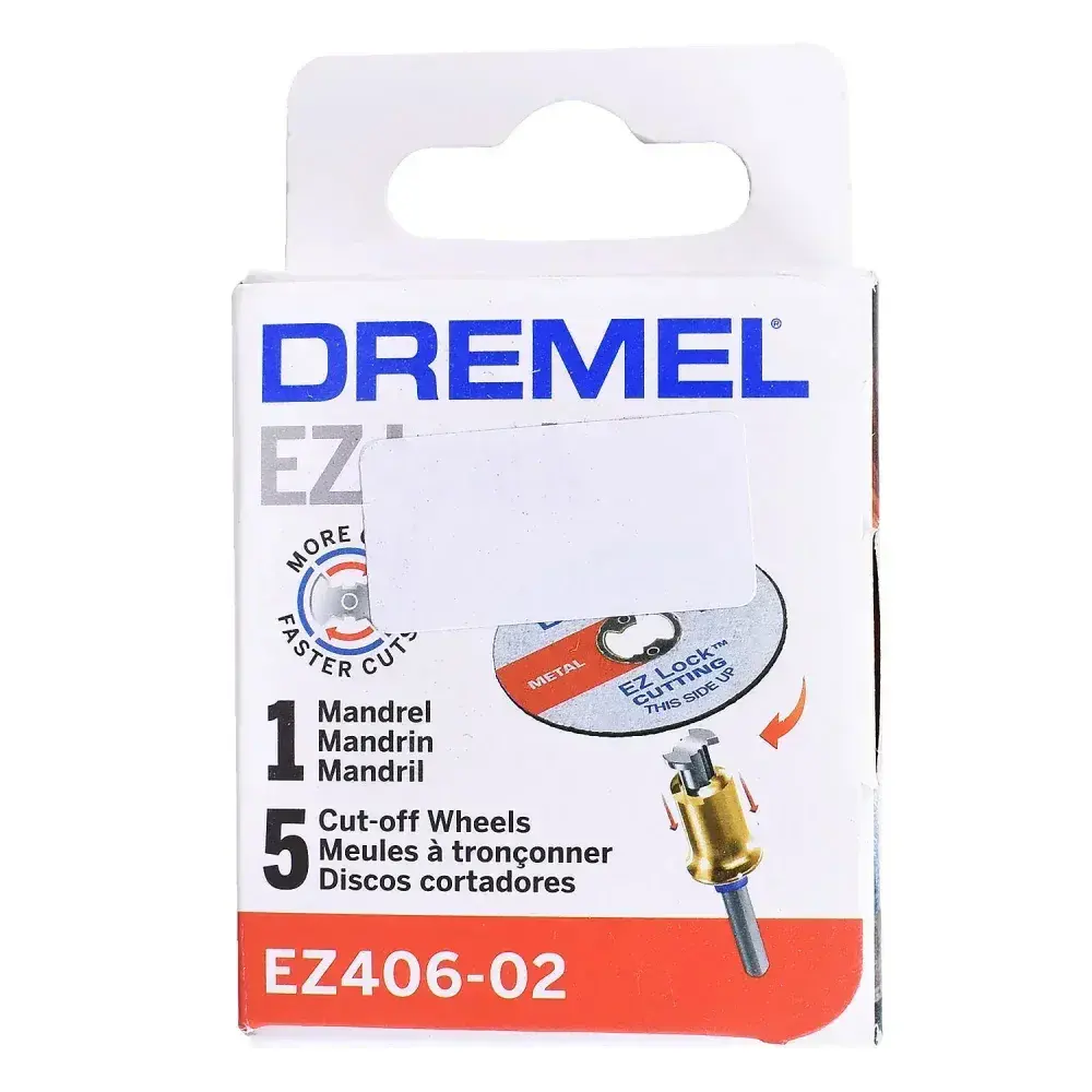 Kit jogo de discos de corte e adaptador ez lock EZ406 Dremel — fotografia 8