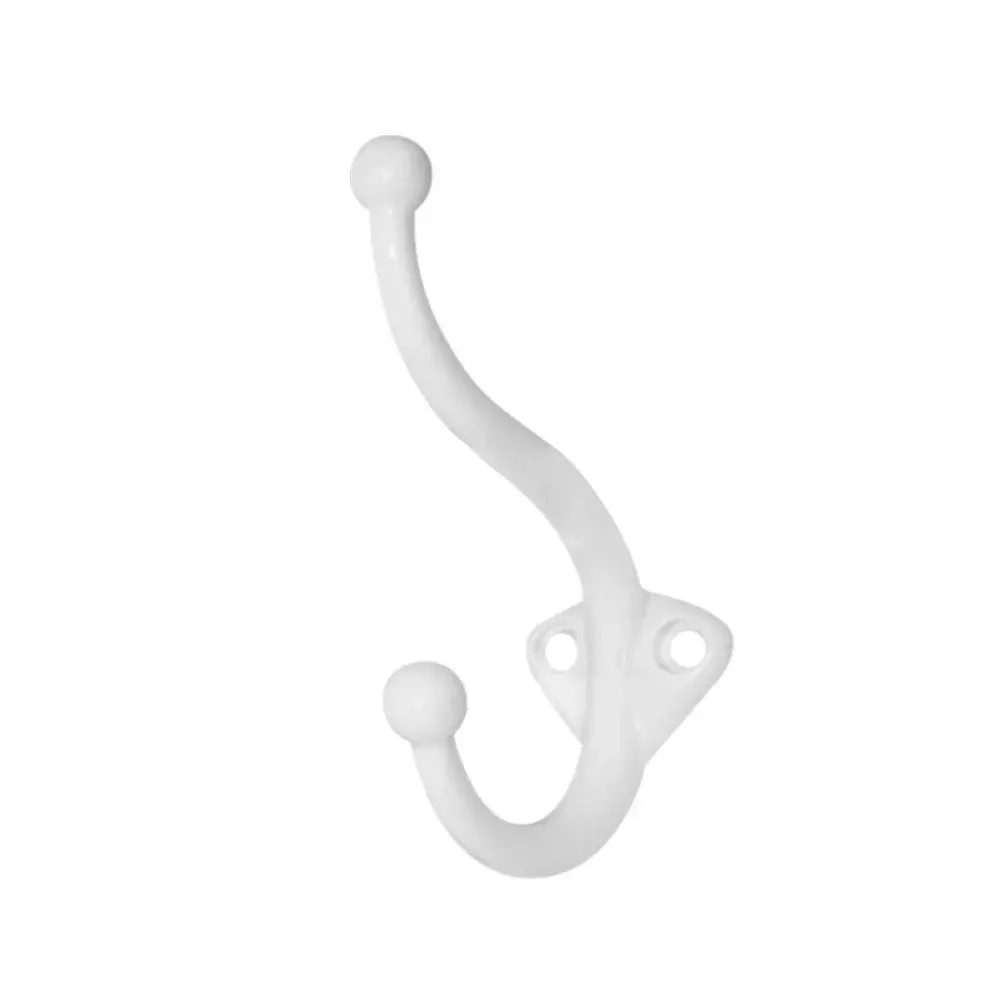 Cabide duplo grande vertical branco Criativa