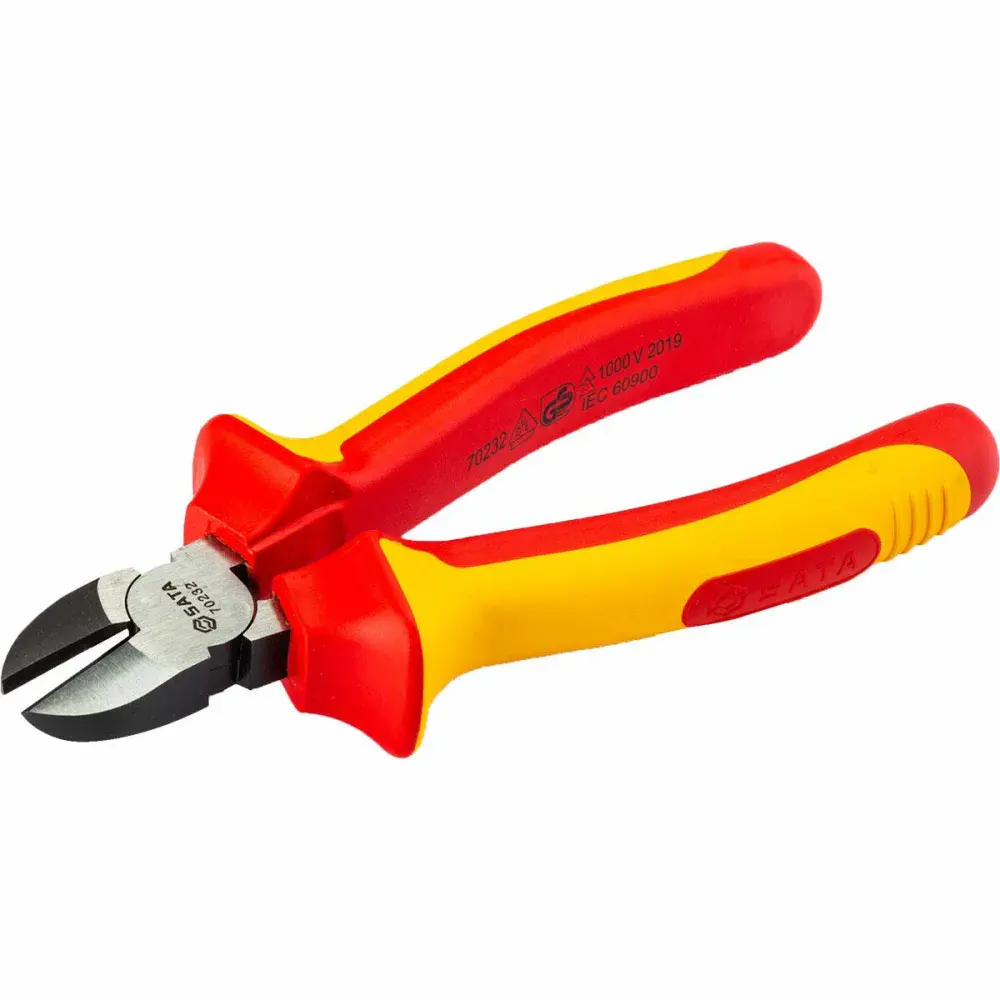 Alicate de corte diagonal vde em cr-v 6” Sata — fotografia 3