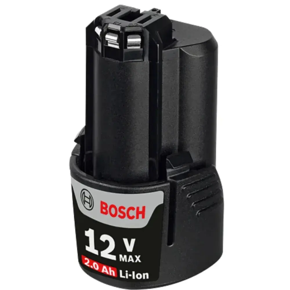 Kit carregador de bateria gal 12V-20 e 2 baterias 12V 2,0AH da Bosch — fotografia 7
