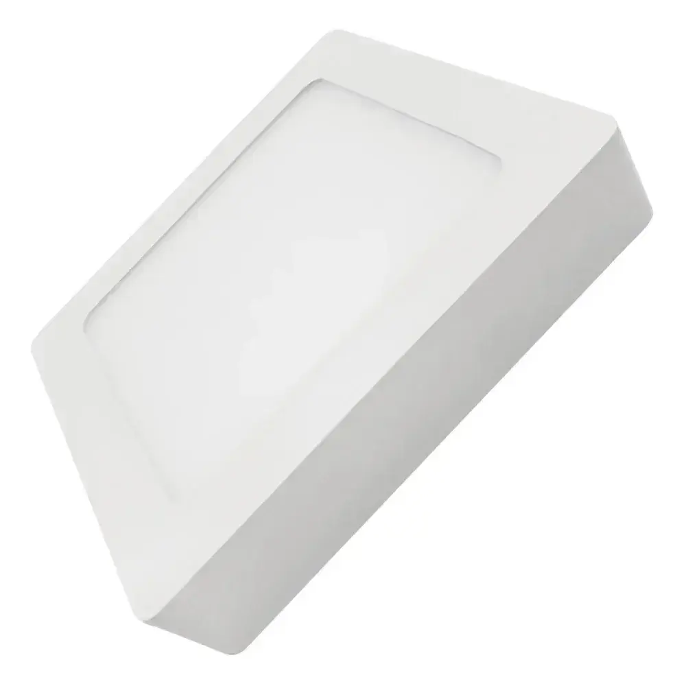 Painel led sobrepor 18W biv 4000K quadrado Ourolux — fotografia 3
