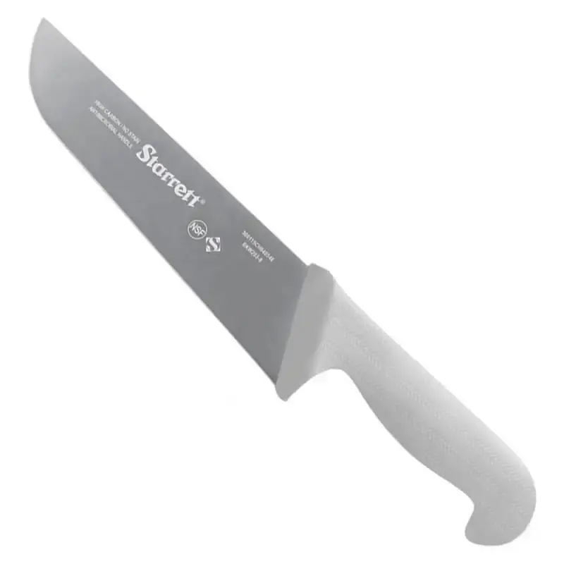 Faca para carne lâmina reta larga 20 CM 8 POL branca KBKW203-8 Starrett
