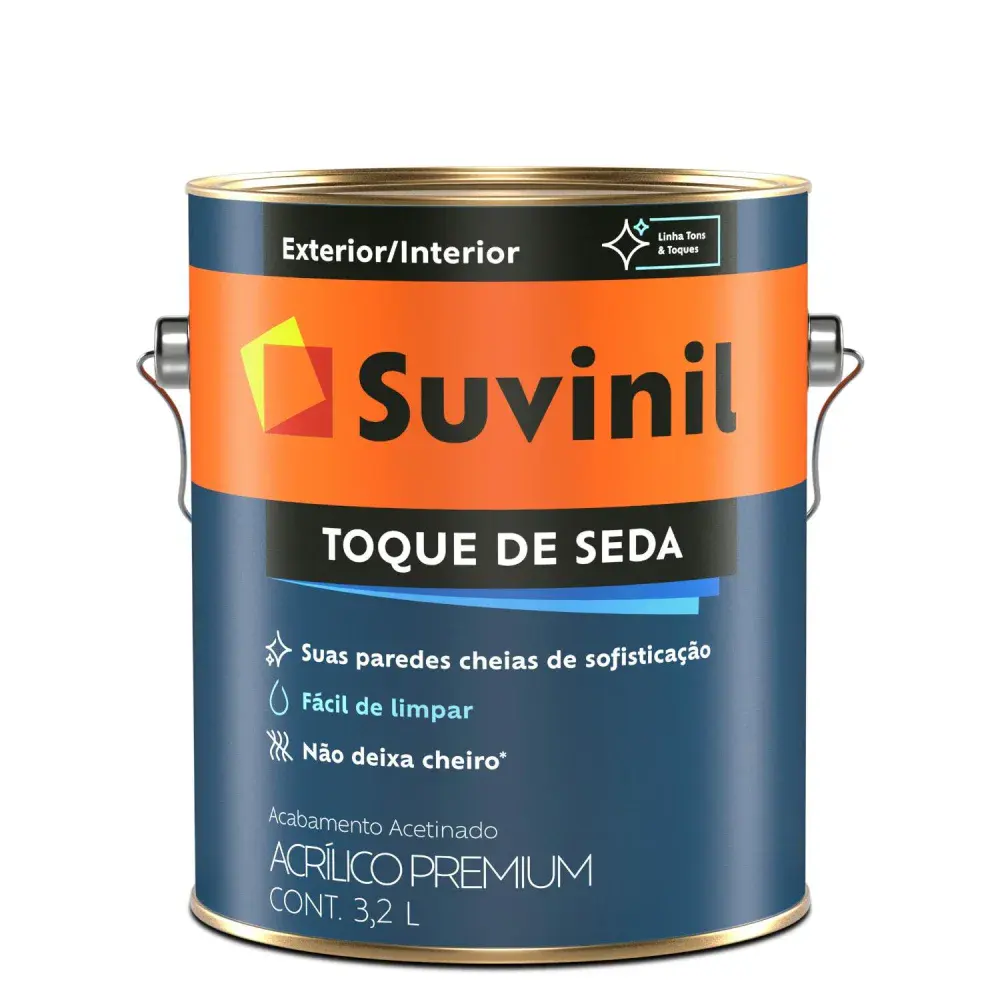 Acrílico toque seda acetinado base A2 3,2L suvinil Suvinil Selfcolor
