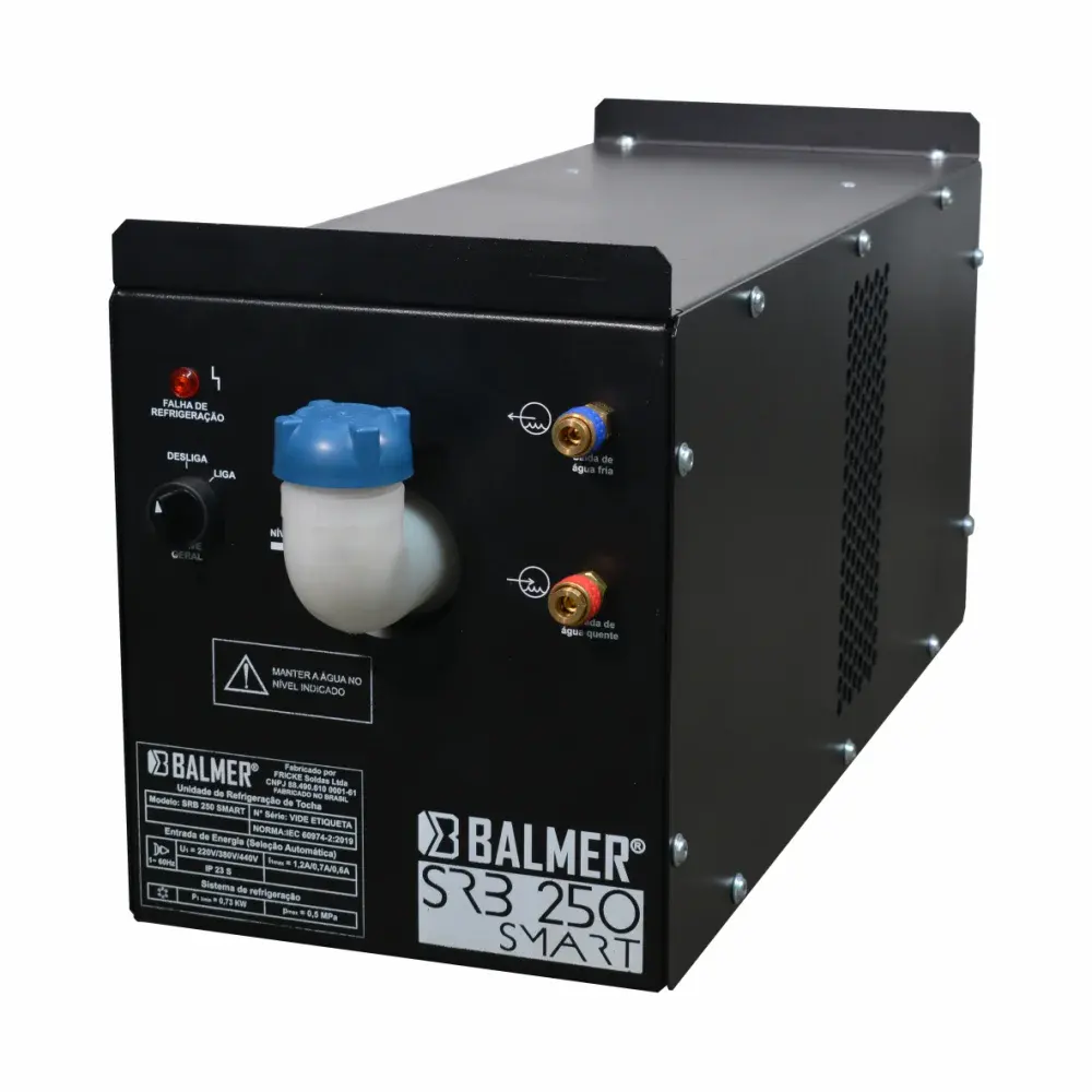 Máquina de solda tig ac/dc vulcano 300P refrigerada 380/440V Balmer — fotografia 3
